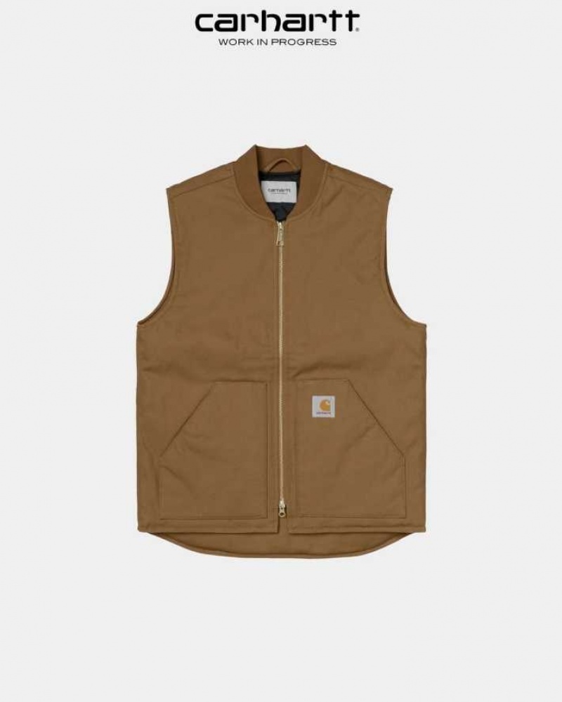 Carhartt Wip Vest (Winter) Hamilton Brown | TH0002711