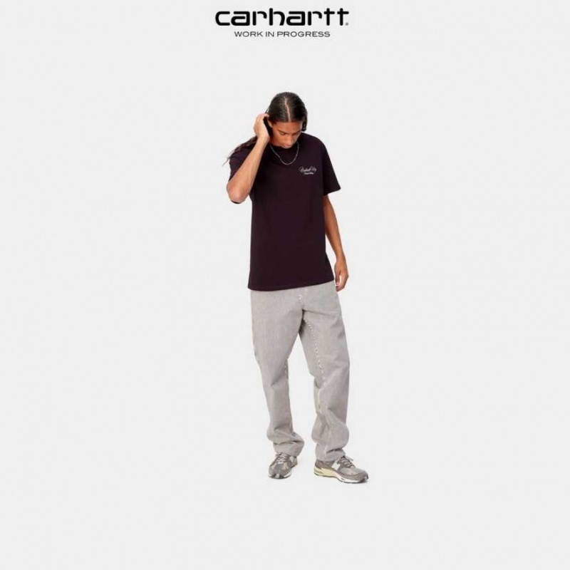 Carhartt Wip Vino T-Shirt Dark Plum | TH0002364