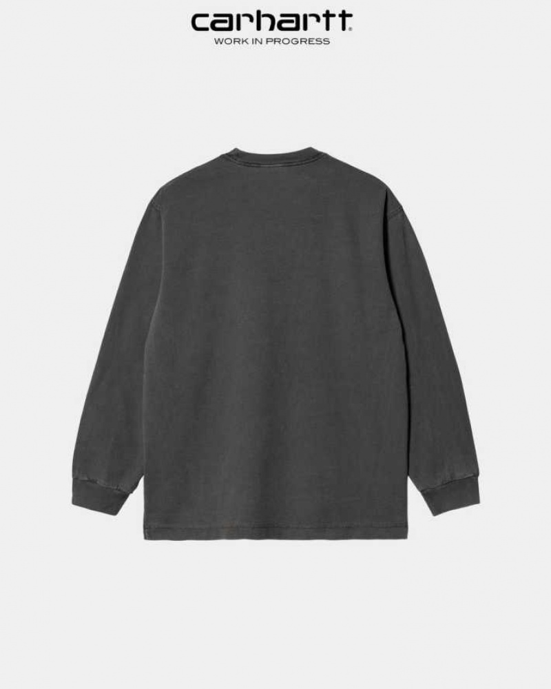 Carhartt Wip Vista Long Sleeve T-Shirt Vulcan | TH0002372