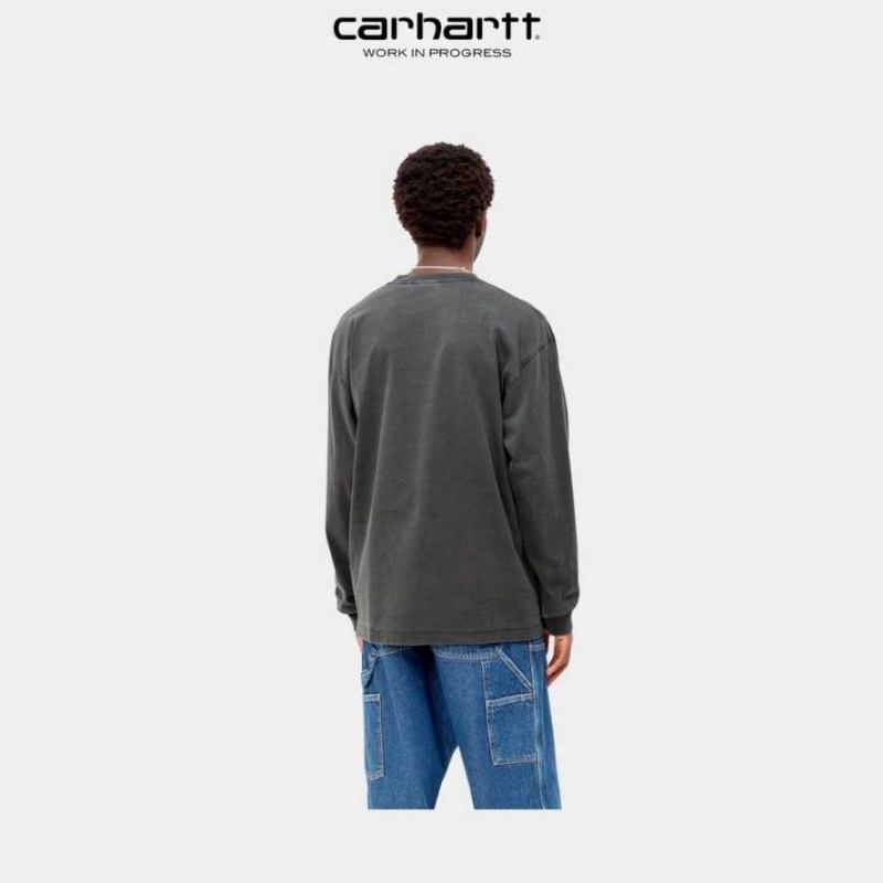 Carhartt Wip Vista Long Sleeve T-Shirt Vulcan | TH0002372