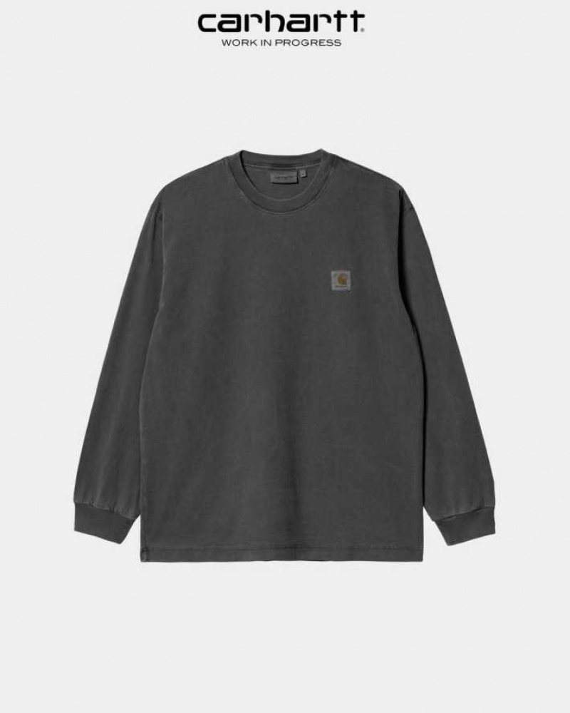 Carhartt Wip Vista Long Sleeve T-Shirt Vulcan | TH0002372