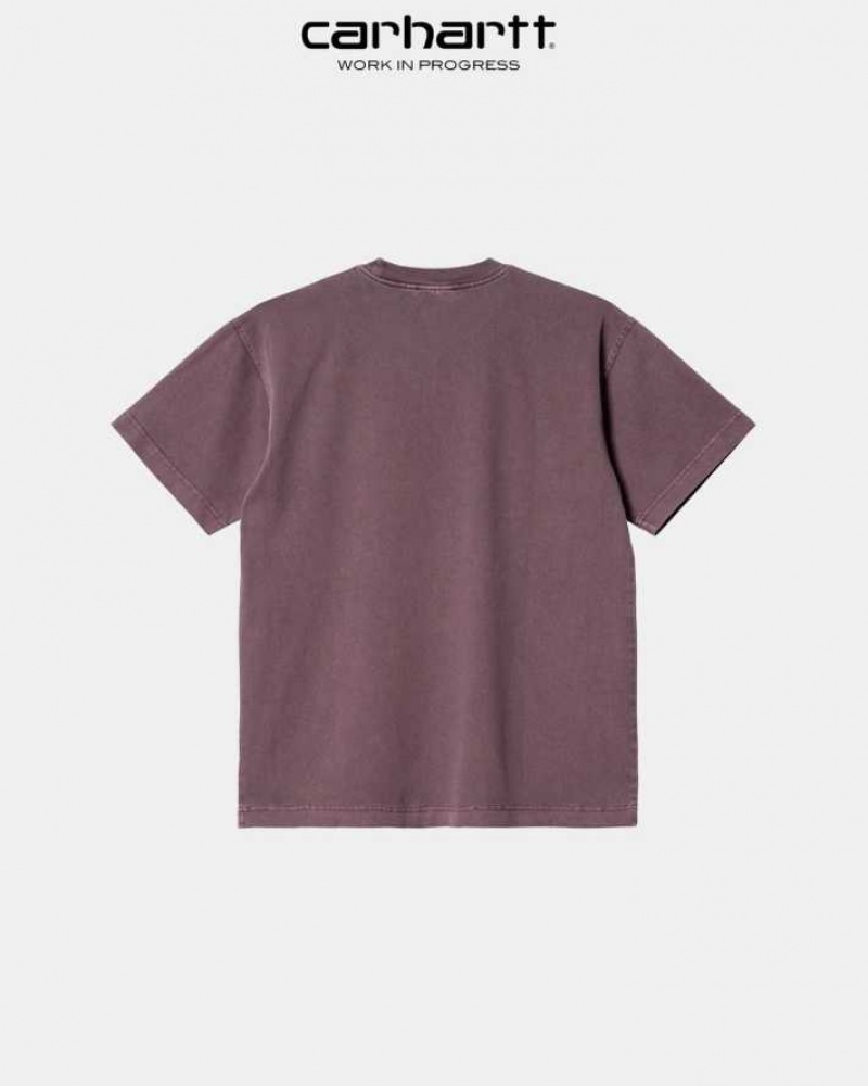 Carhartt Wip Vista T-Shirt Dark Plum | TH0002374