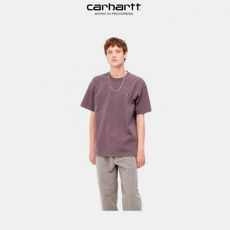 Carhartt Wip Vista T-Shirt Dark Plum | TH0002374