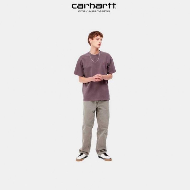 Carhartt Wip Vista T-Shirt Dark Plum | TH0002374