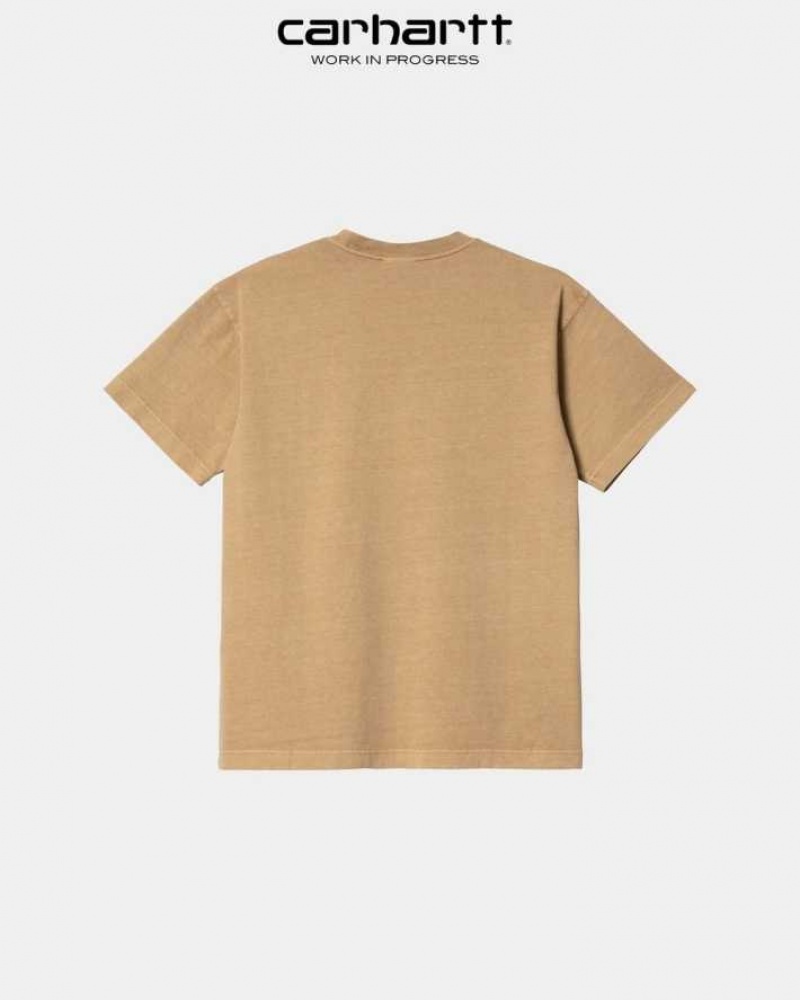 Carhartt Wip Vista T-Shirt Dusty Hamilton Brown | TH0002373