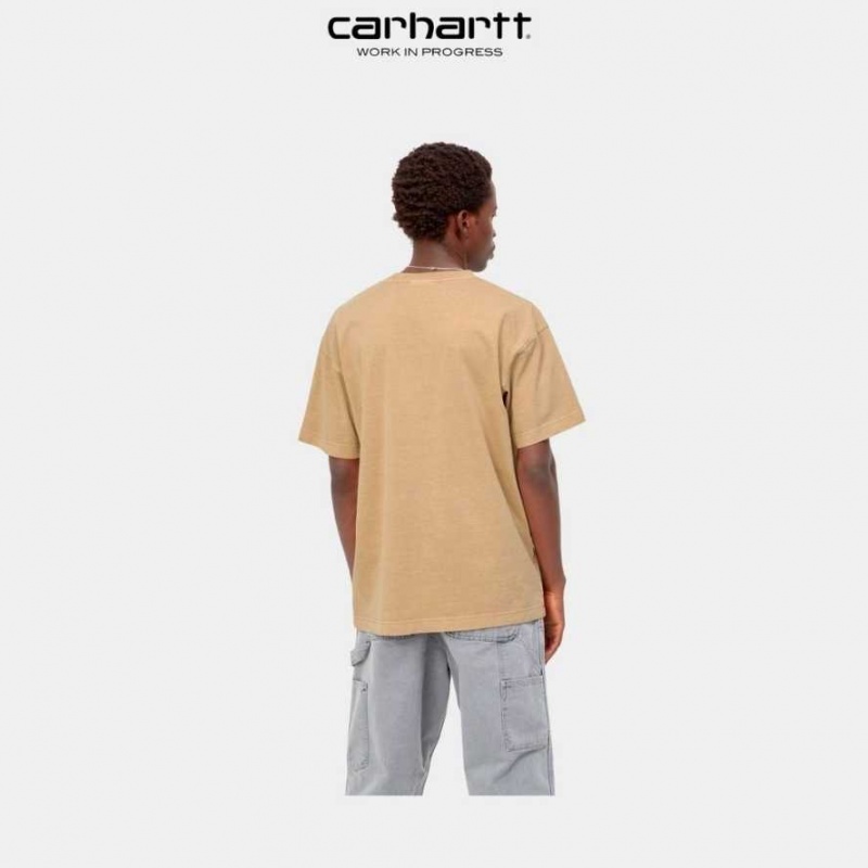 Carhartt Wip Vista T-Shirt Dusty Hamilton Brown | TH0002373