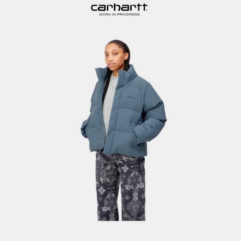 Carhartt Wip Yanie Jacket Storm Blue | TH0000121