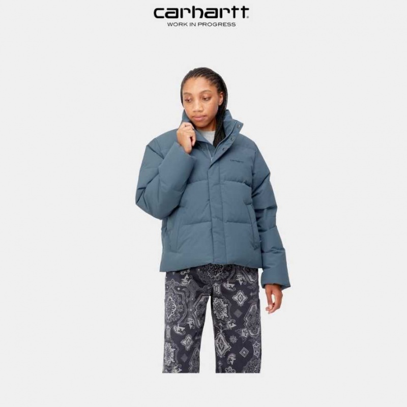 Carhartt Wip Yanie Jacket Storm Blue | TH0000121