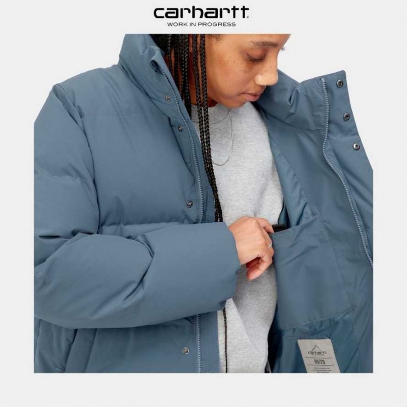 Carhartt Wip Yanie Jacket Storm Blue | TH0000121