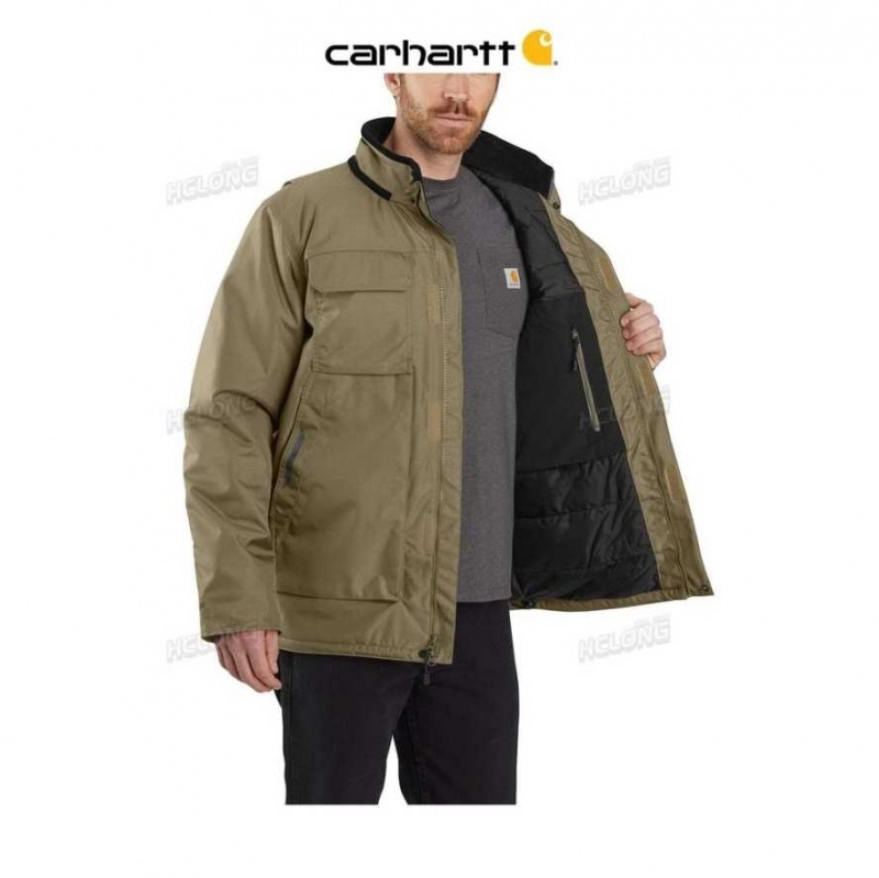 Carhartt Yukon Extremes Full Swing Insulated Coat Burnt Olive | TH0000976